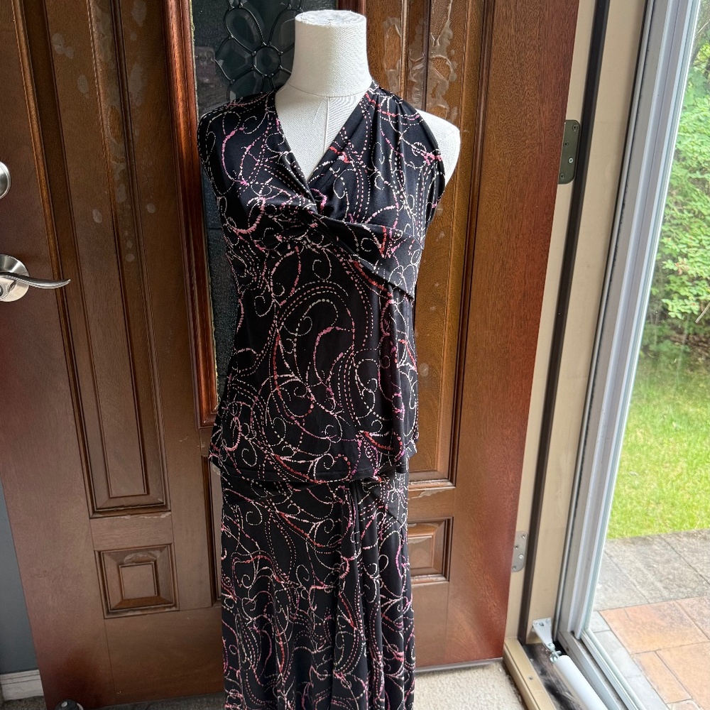 Silk Skirt Set